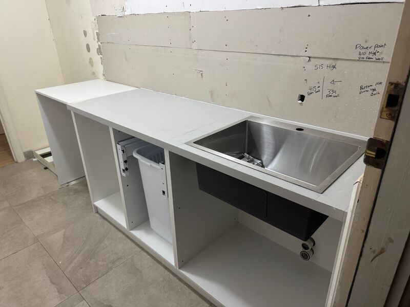 Custom kitchen cabinetry renovation in Eltham by M² Timber & Cabinets